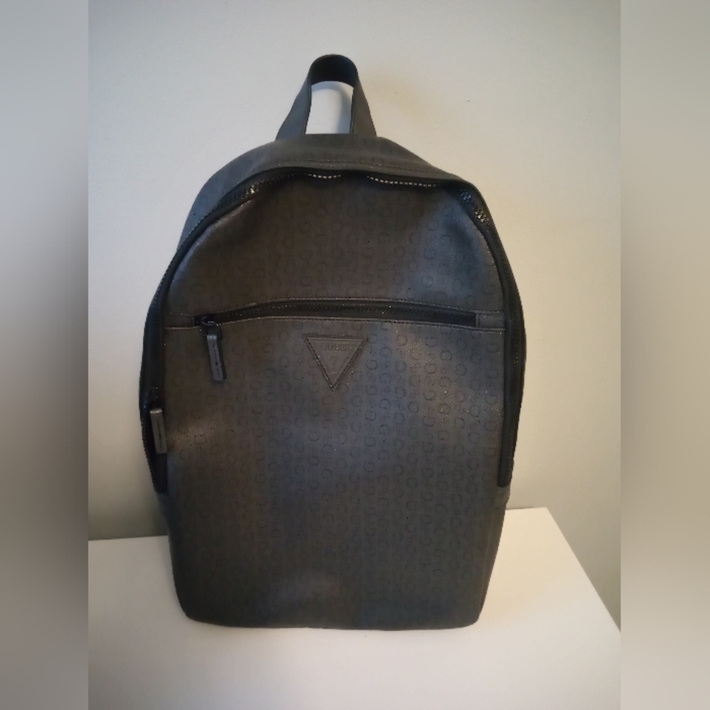 Guess Black Backpack for Men and women